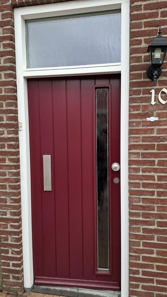 Voordeur 88 breed 200 hoog, Ophalen, Gebruikt, 80 tot 100 cm, Buitendeur
