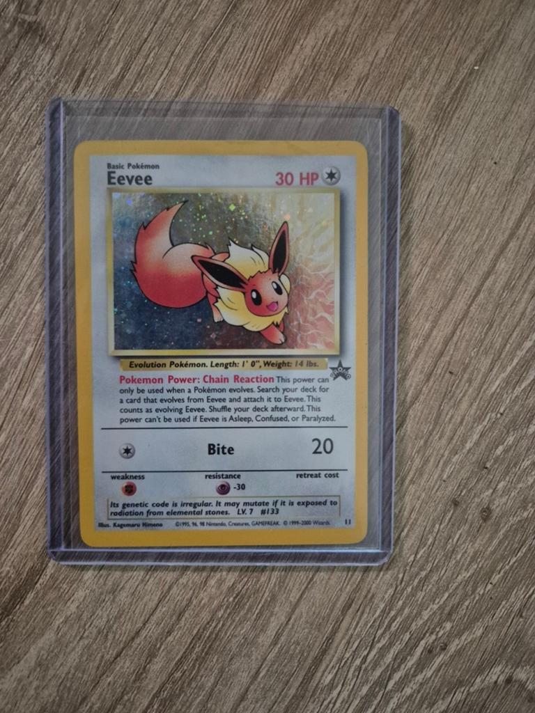 Eevee (JR East Stamp Rally) Pokémon Kaart - Promo 11/53, Ophalen, Zo goed als nieuw, Losse kaart
