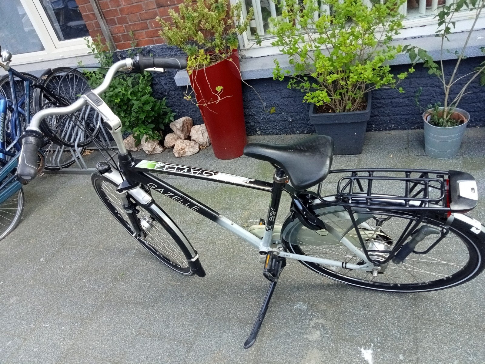 Mooie Gazelle Chamonix Plus herenfiets. 8 Versn. AXA. Vering, Ophalen, Versnellingen, Zo goed als nieuw, Gazelle