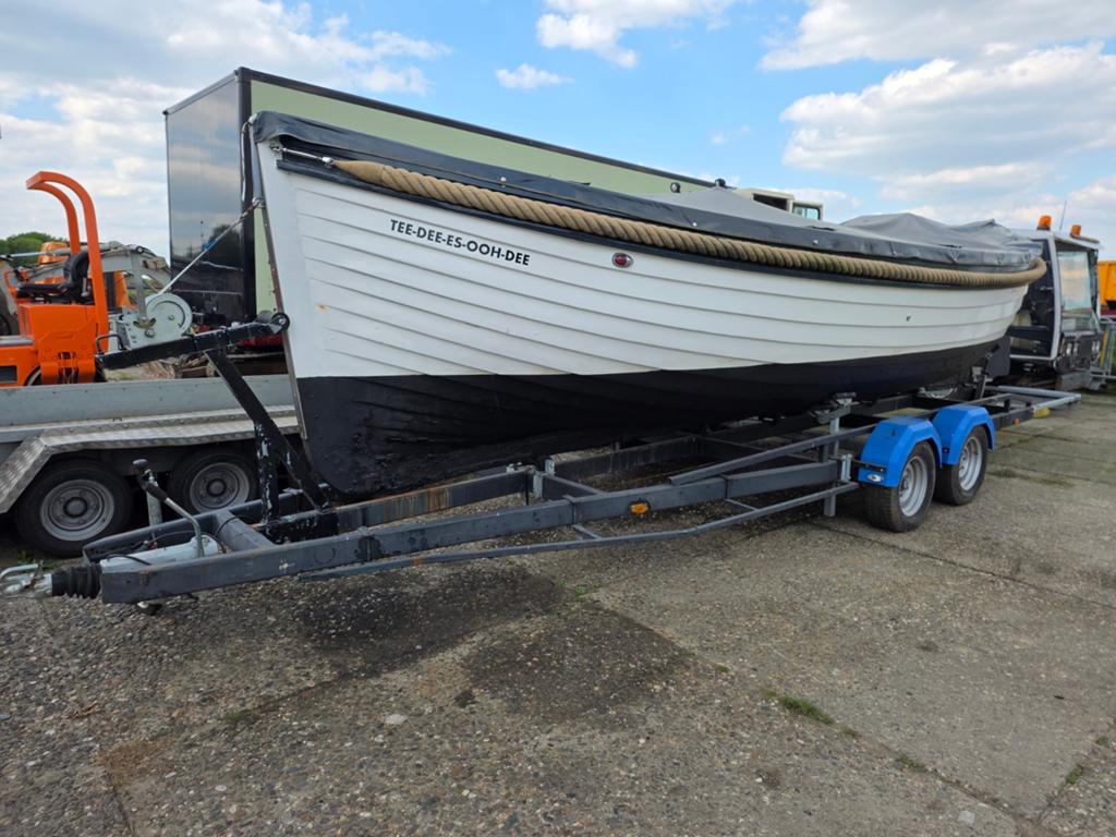Prachtige sloep met trailer - klaar voor nieuwe tochten, Ophalen, Gebruikt, Diesel, 8 m