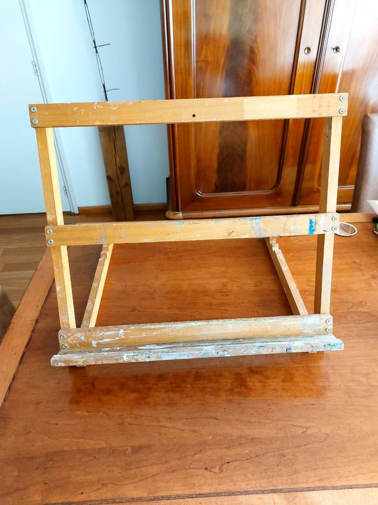 Houten schildersezel tafelezel, Hobby en Vrije tijd, Schilderen, Ophalen, Gebruikt, Ezel