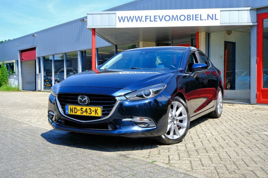 Mazda 3 2.0 SkyActiv-G 120 GT-M Leder|Navi|Clima|Cam|LED|BOS, Voorwielaandrijving, 1998 cc, Gebruikt, Euro 6