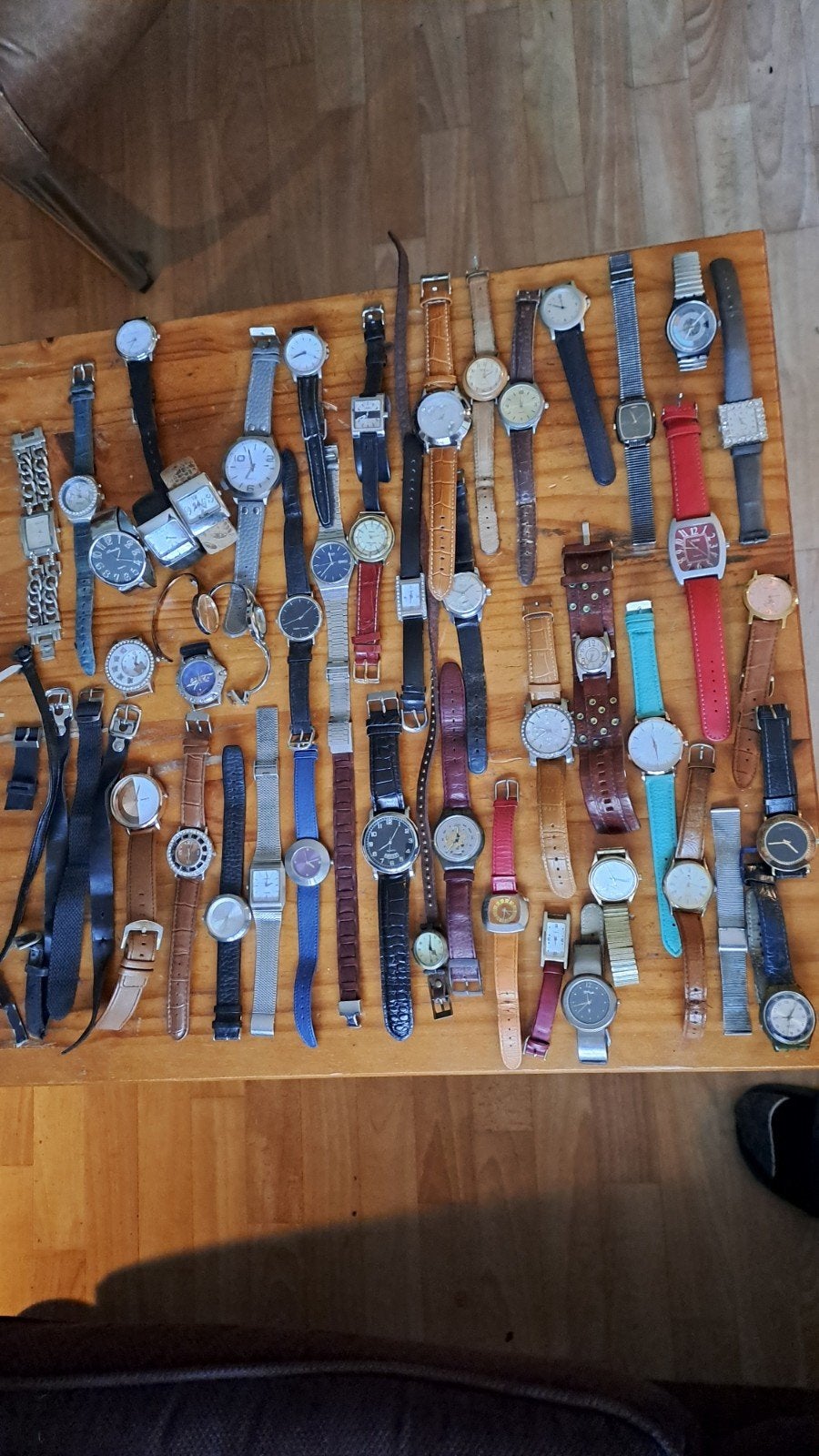 Grote collectie diverse horloges - Heren en Dames, Overige merken, Overige materialen, Gebruikt, Polshorloge
