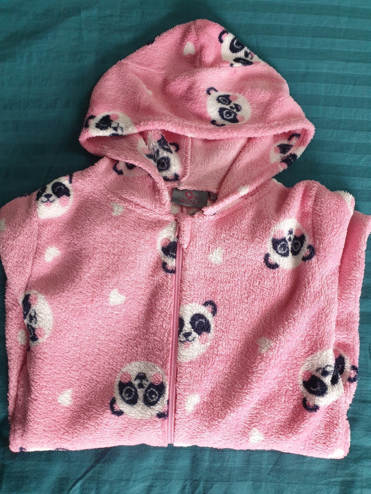 Roze panda onesie maat 146-152, Nacht- of Onderkleding, Ophalen of Verzenden, Zo goed als nieuw, 9th Avenue