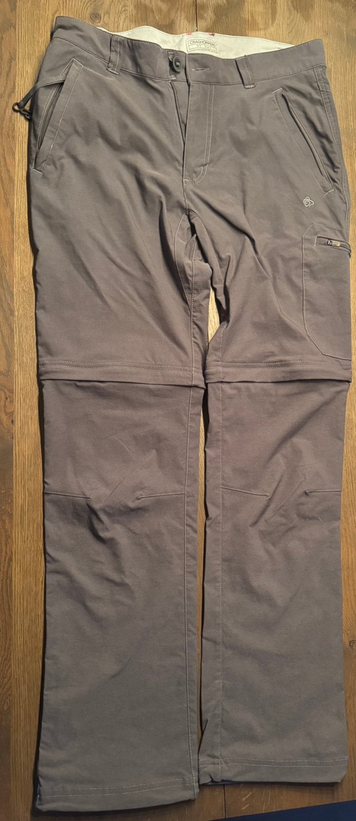 Outdoorbroek Craghoppers, 76cm taille, Ophalen, Zo goed als nieuw, Grijs