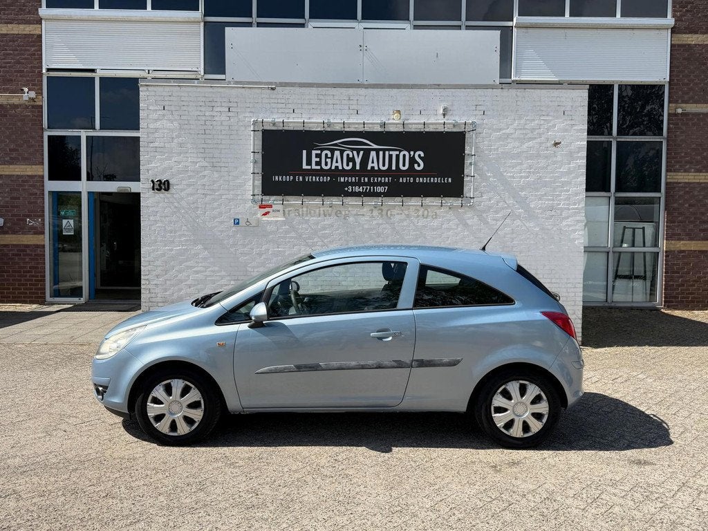 Opel Corsa 1.2-16V Enjoy - APK 03/2027 - CRUISE C - RIJDT &, Voorwielaandrijving, Zwart, Blauw, 1229 cc