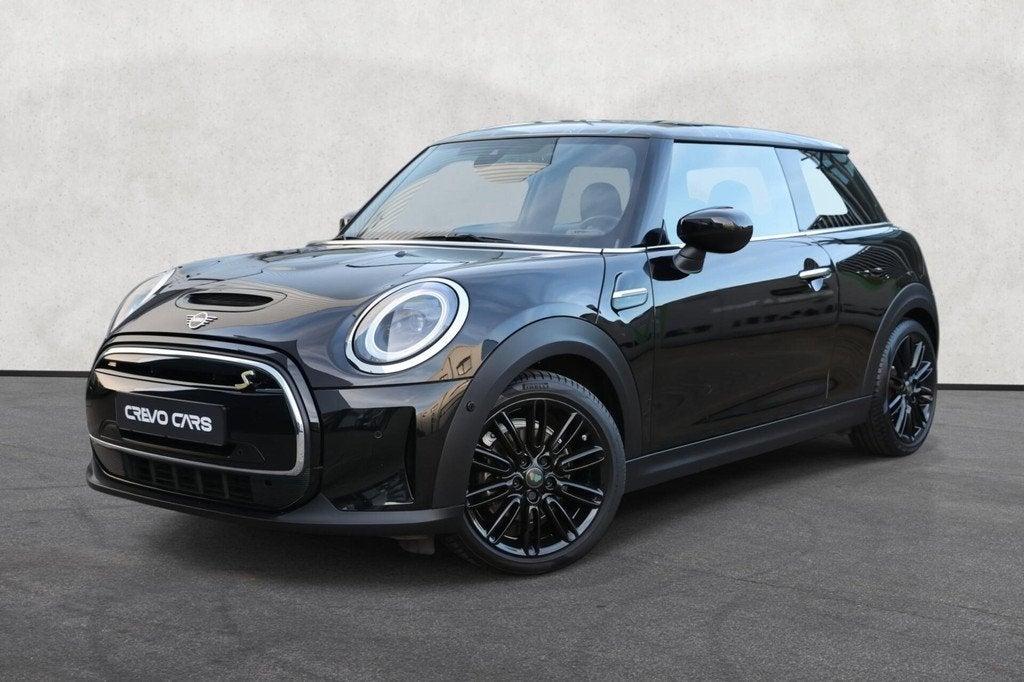 Mini Electric Mosaert Edition 33 kWh| PANO | SOH 95.5% |, Auto's, Mini, Gebruikt, Zwart, 33 kWh, 4 stoelen