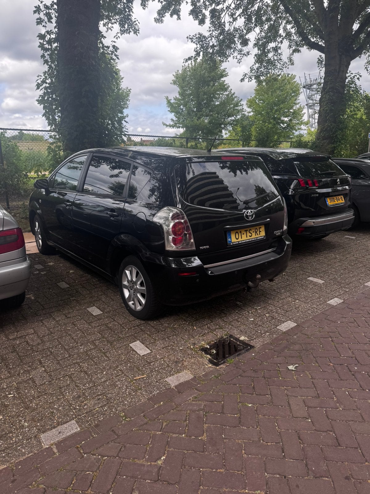 Toyota Corolla Verso 1.8 Vvt-i AUT 7P 2007 Zwart, Auto's, Toyota, Euro 5, Zwart, 4 cilinders, 129 pk