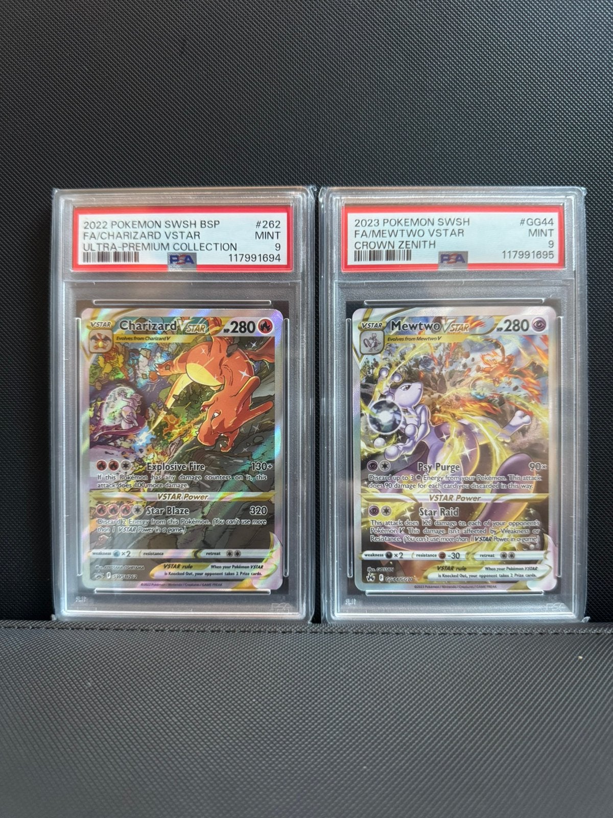 Charizard Vstar Mewtwo Vstar PSA9 SEQUENTIAL (m2430063173 ...