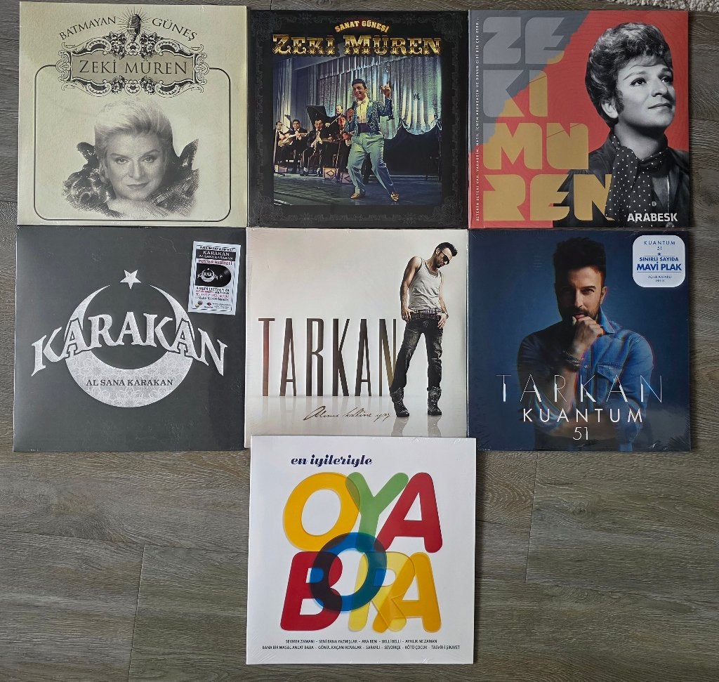Turkse LP's/Platen (o.a. Tarkan, Zeki Müren, Karakan) NIEUW!, Ophalen of Verzenden, Nieuw in verpakking, Overige formaten, Overige soorten