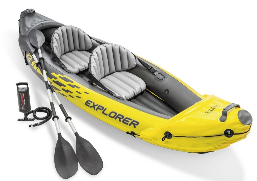 Intex K2 Explorer Kayak Kajak, Watersport en Boten, Ophalen, Opblaasbaar, Nieuw, 2-persoons