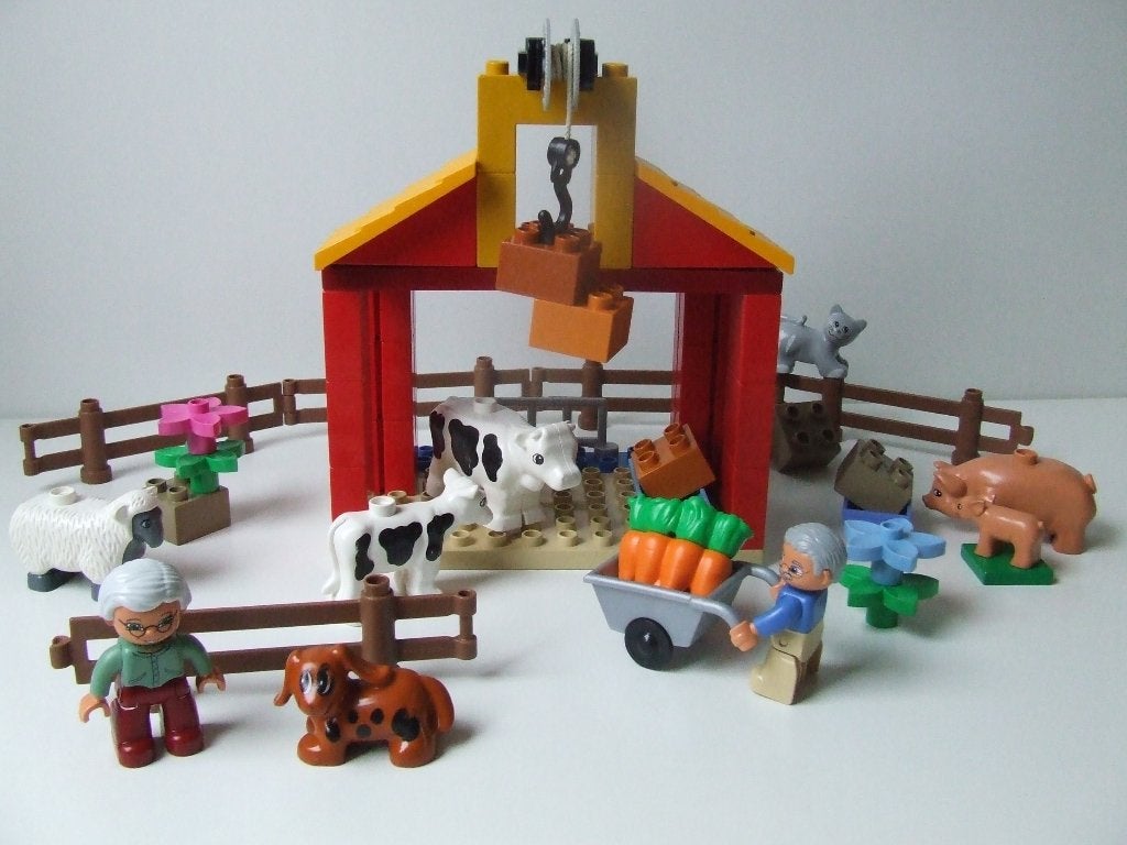 Duplo set 4686 – Kleine boerderij / Little Farm (compleet), Gebruikt, Ophalen of Verzenden, Compleet, Duplo