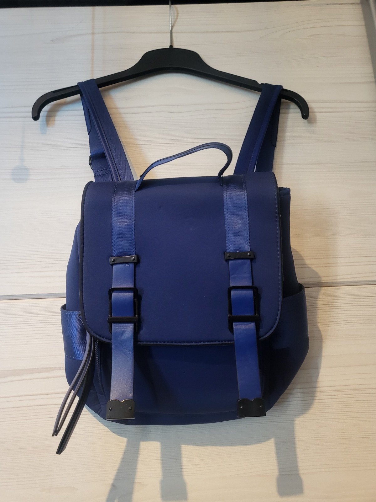 Zara Woman Blauwe Rugzak - Zo goed als nieuw, Ophalen of Verzenden, Zo goed als nieuw, Blauw, Overige typen