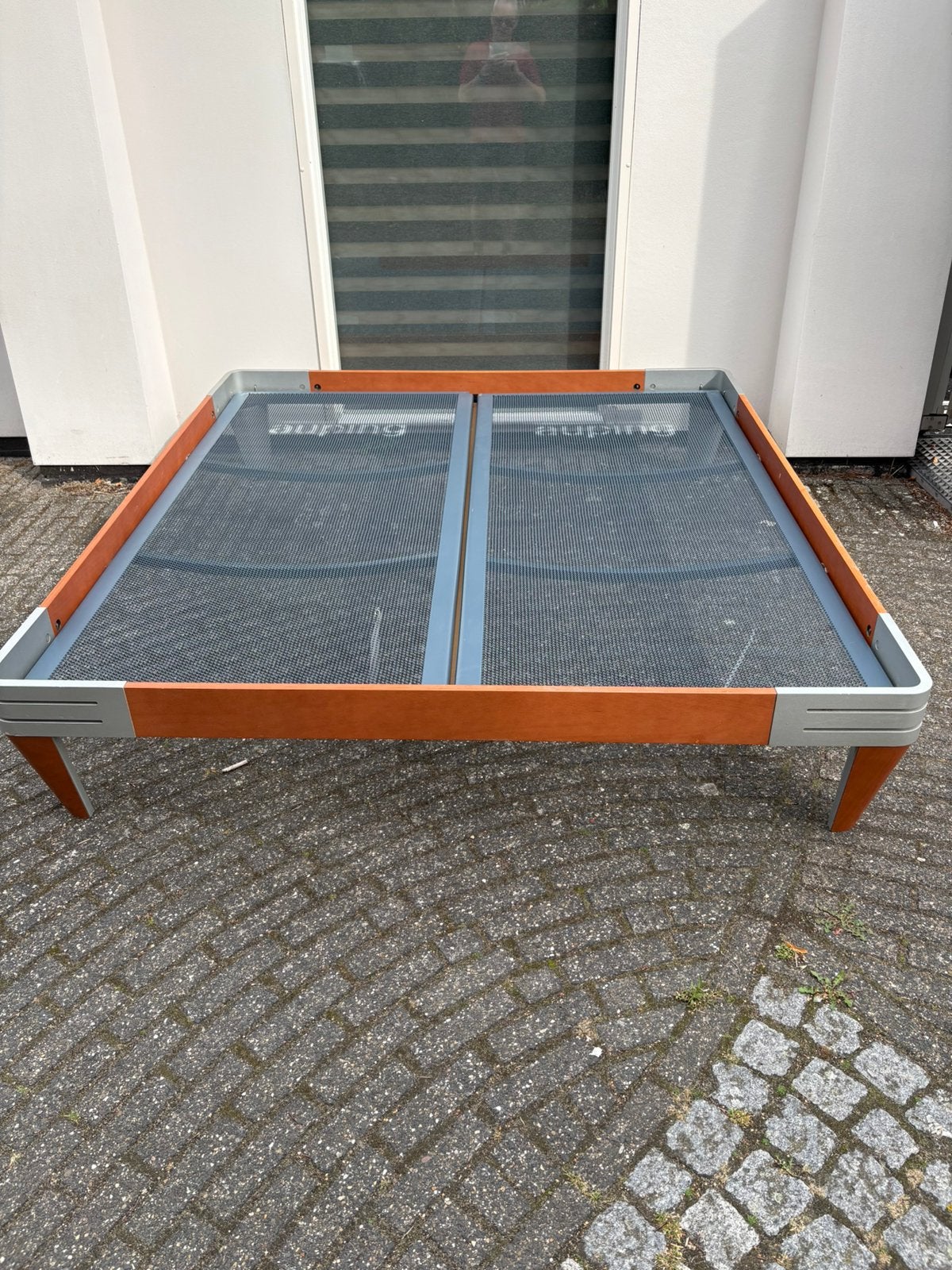 Te Koop Auping Next 180  x 200  kersen met zilver 41 cm hoog, Ophalen of Verzenden, Huis en Inrichting