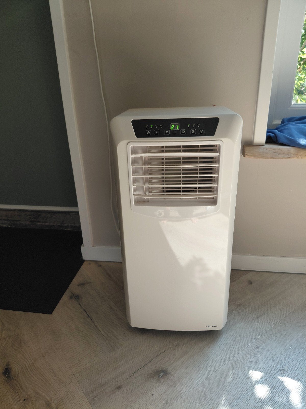 Tectro air conditioner, Ophalen, Gebruikt, Minder dan 60 m³, 3 snelheden of meer