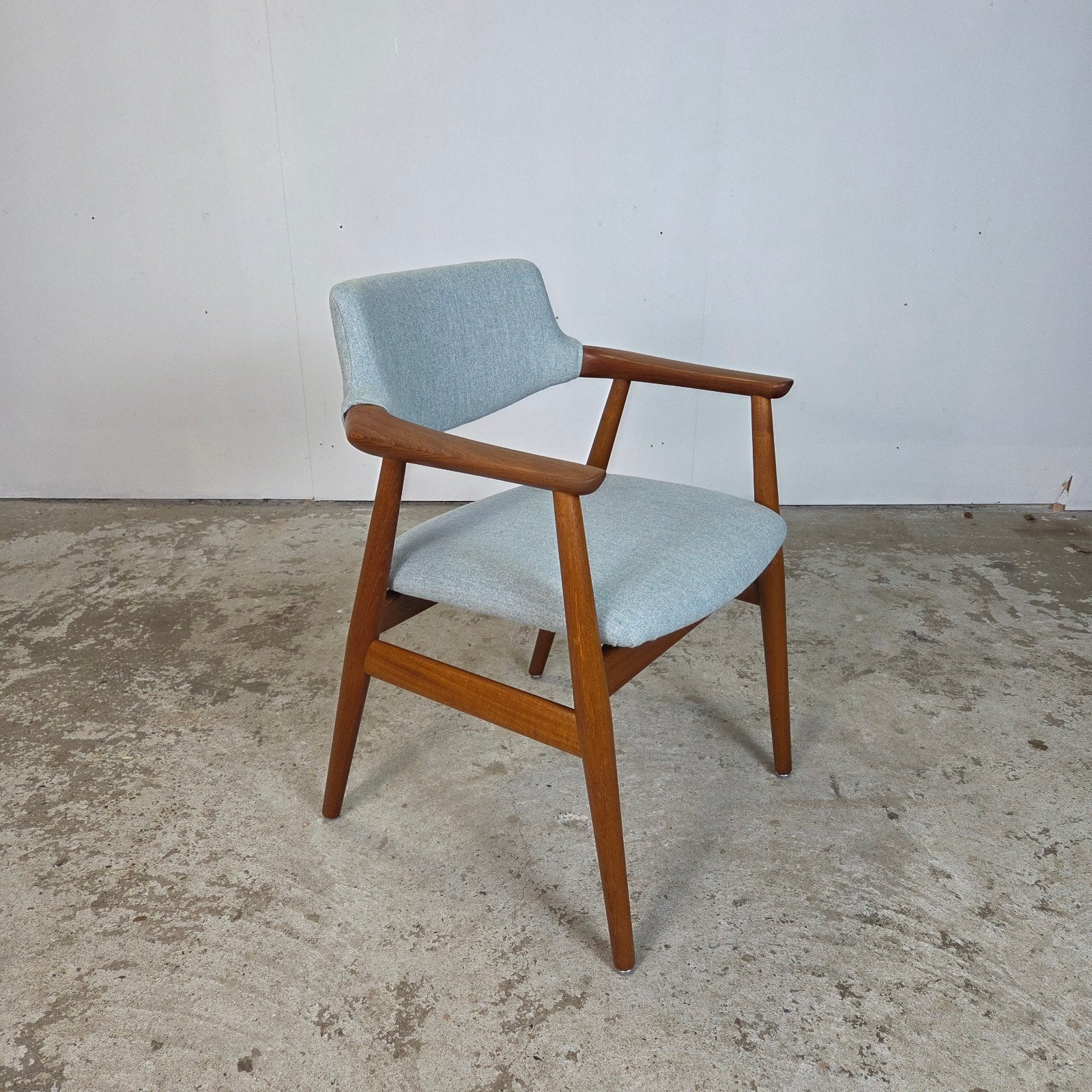 Glostrup, GM11 vintage jaren 60 Deense armstoel teak Scandi, Ophalen, Overige kleuren, Glostrup Møbelfabrik, Zo goed als nieuw