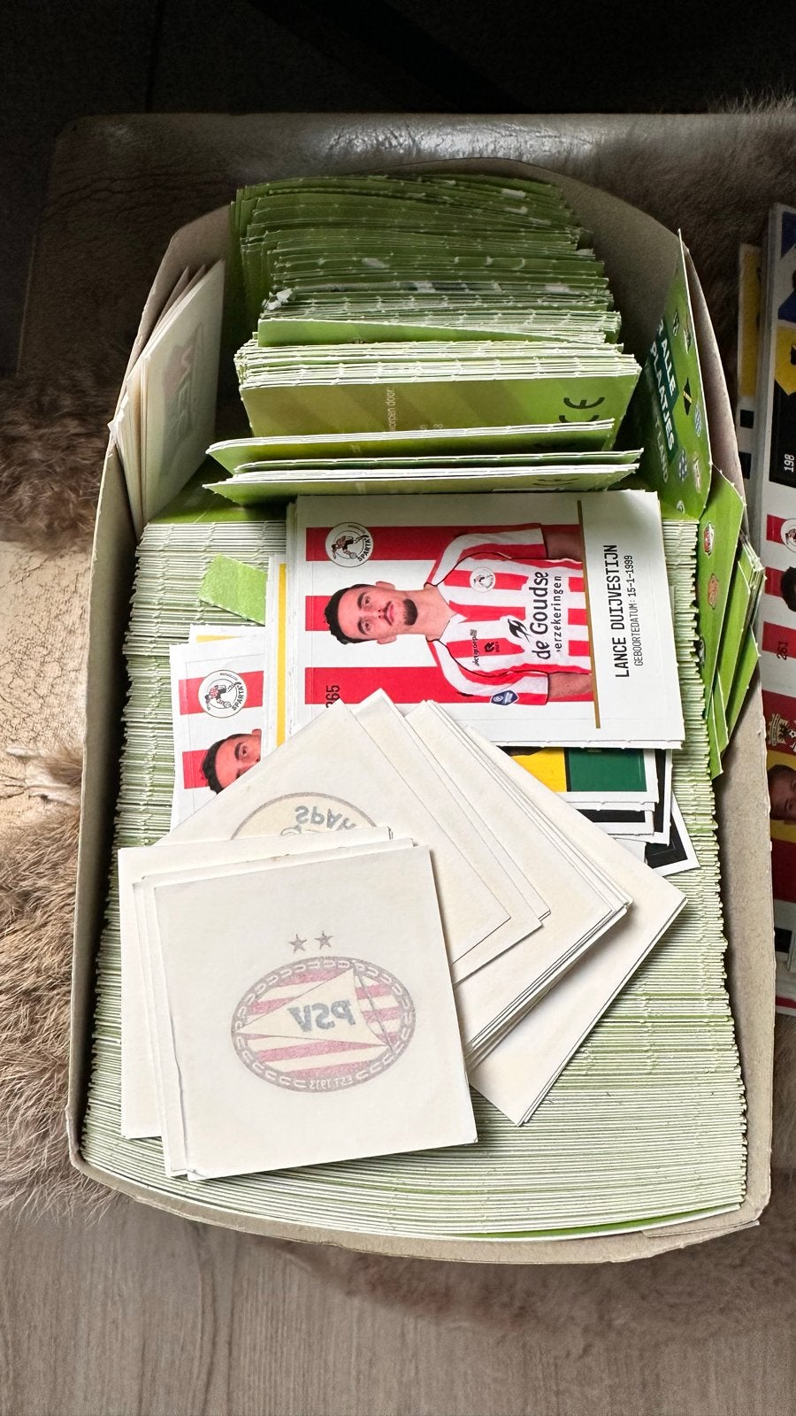 Grote collectie voetbalplaatjes - PSV en meer!, Verzamelen, Ophalen of Verzenden, Gebruikt, PSV, Poster, Plaatje of Sticker