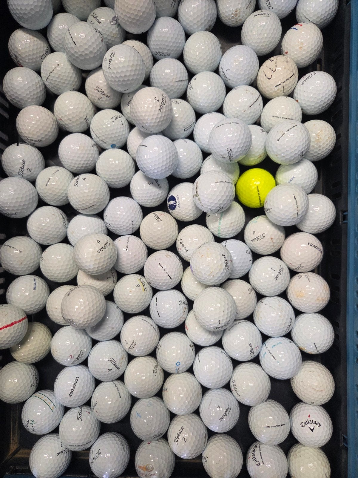 10.000 TITLEIST PRO V1/AVX TE KOOP, Sport en Fitness, Golf, Ophalen, Gebruikt, Bal(len), Overige merken