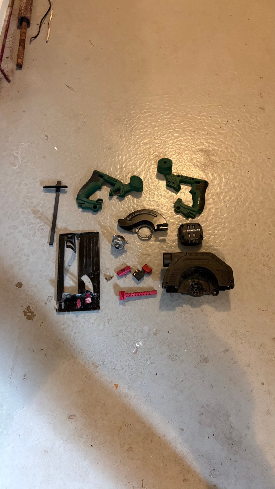Parkside cirkelzaag parts, Doe-het-zelf en Verbouw, Ophalen, Cirkelzaag, Zo goed als nieuw, 30 tot 70 mm