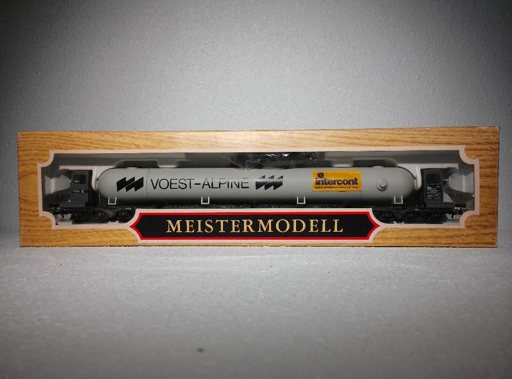 Liliput 384 10 ÖBB 16-assige zwaarlastwagon Voest Alpine, Gelijkstroom, Wagon, Ophalen of Verzenden, Zo goed als nieuw