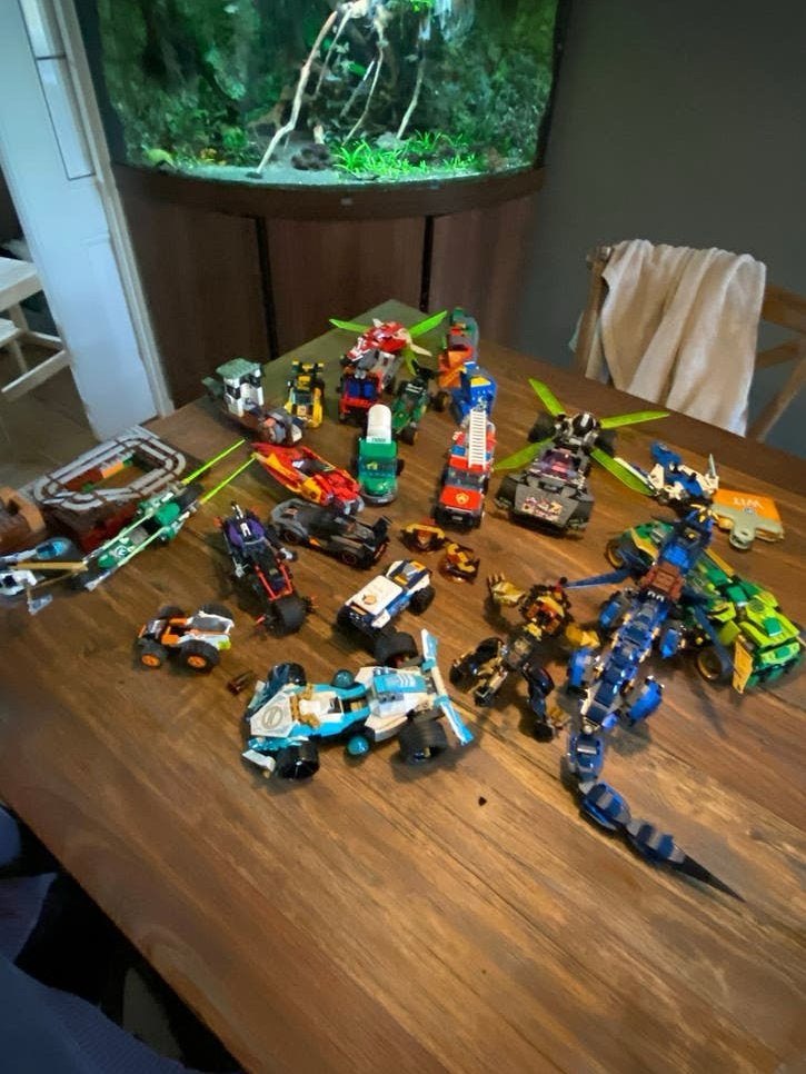 Lego Ninjago en overige sets met boekjes (soms incompleet)