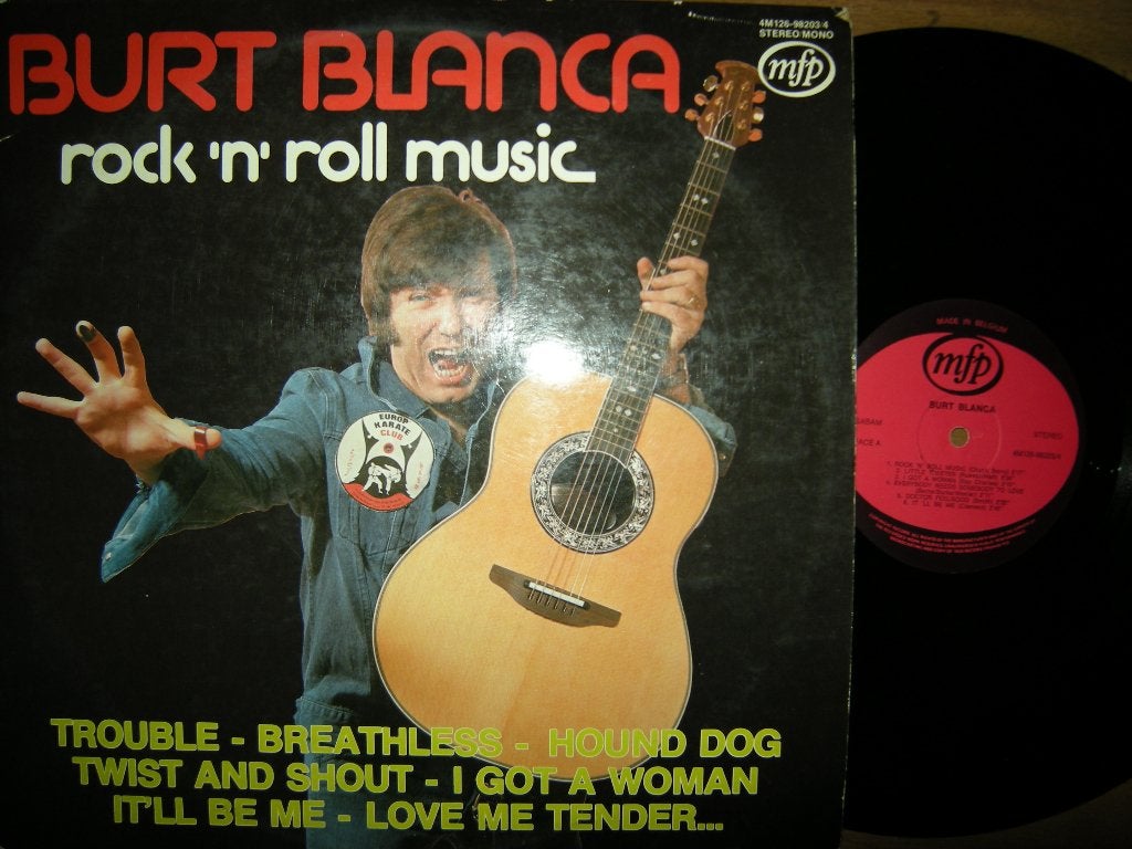 Burt Blanca (Rock 'n' Roll Music) dubbel lp., Gebruikt, Ophalen of Verzenden, Gatefold hoes, 12 inch