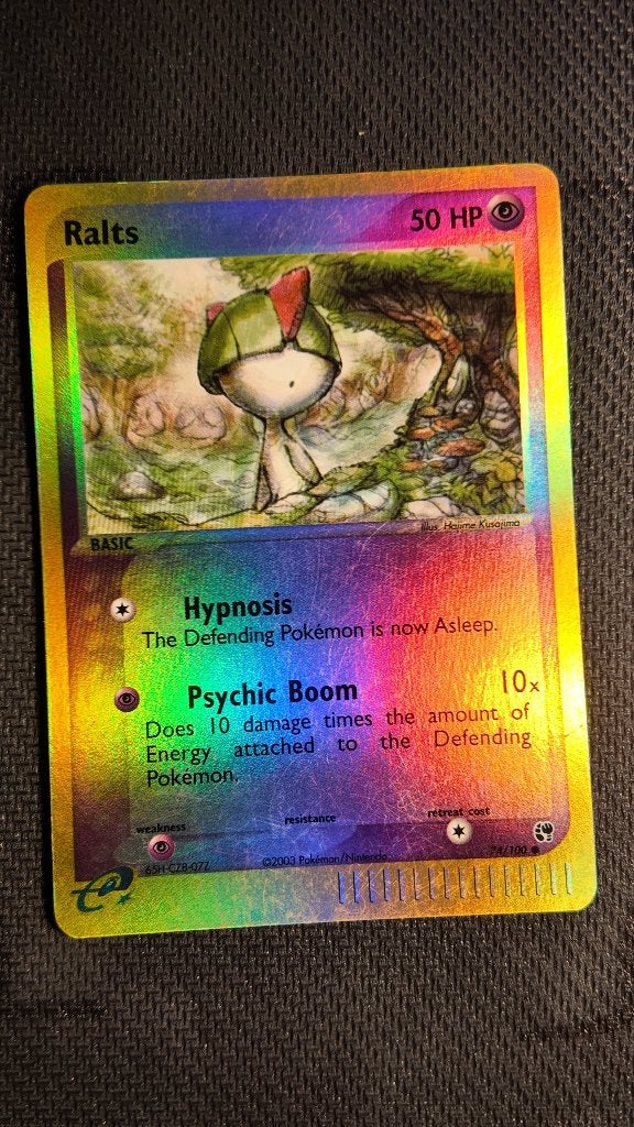 Ralts 74 Sandstorm | Pokemon kaart, Ophalen, Losse kaart, Foil