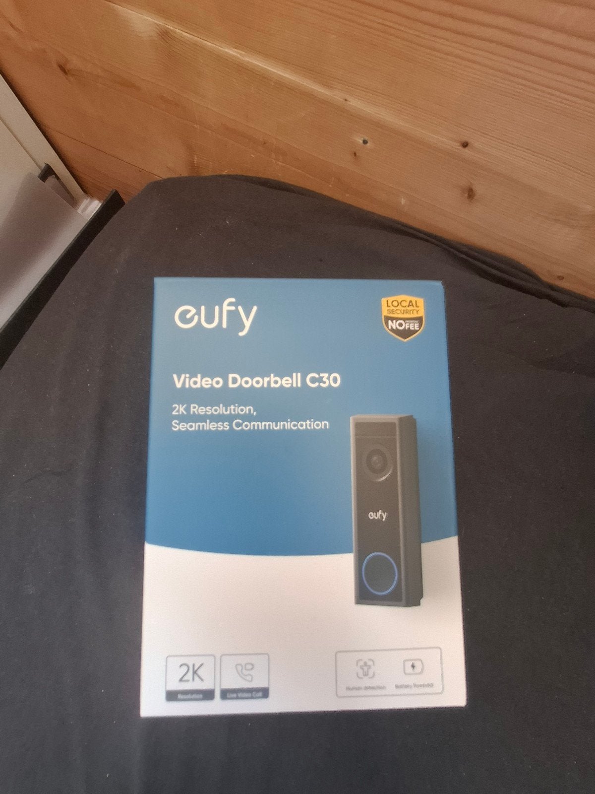 Eufy Video Deurbel C30 - 2K Resolutie, Draadloos nieuw, Ophalen of Verzenden, Ingebouwde camera, Nieuw, Draadloos