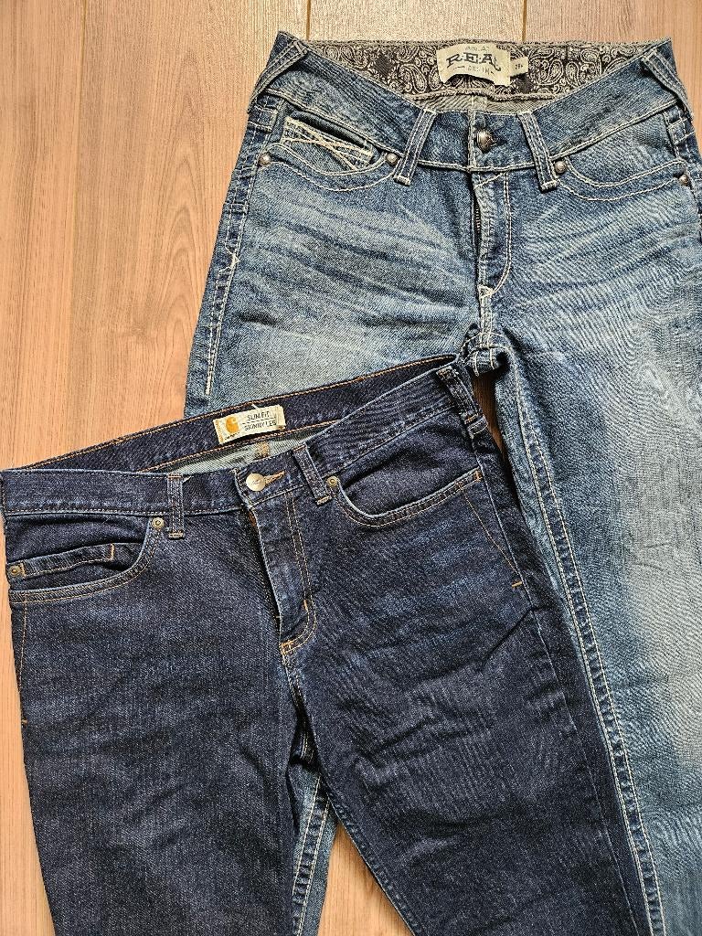 Western jeans om mee te rijdem, carhartt en ariat, Dieren en Toebehoren, Paardrijkleding, Zo goed als nieuw, Western, Dames, Onderkleding
