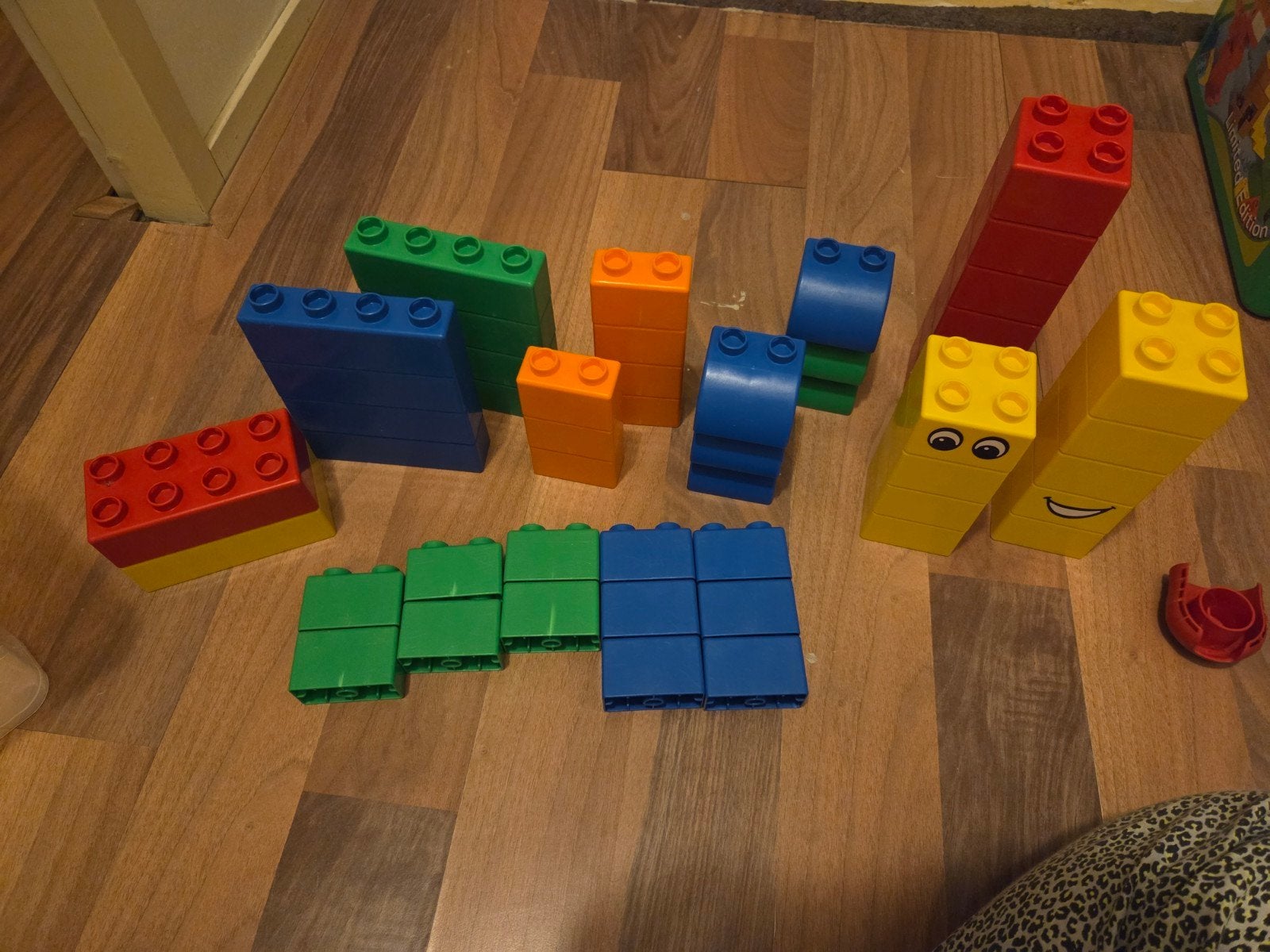 Grote bouwblokken voor peuters - Lego Quatro-stijl, Ophalen of Verzenden, Gebruikt, Overige merken