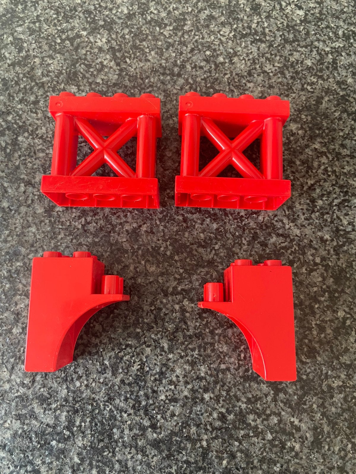 Duplo steunpilaren en brugondersteuning, Ophalen of Verzenden, Zo goed als nieuw, Complete set, Duplo
