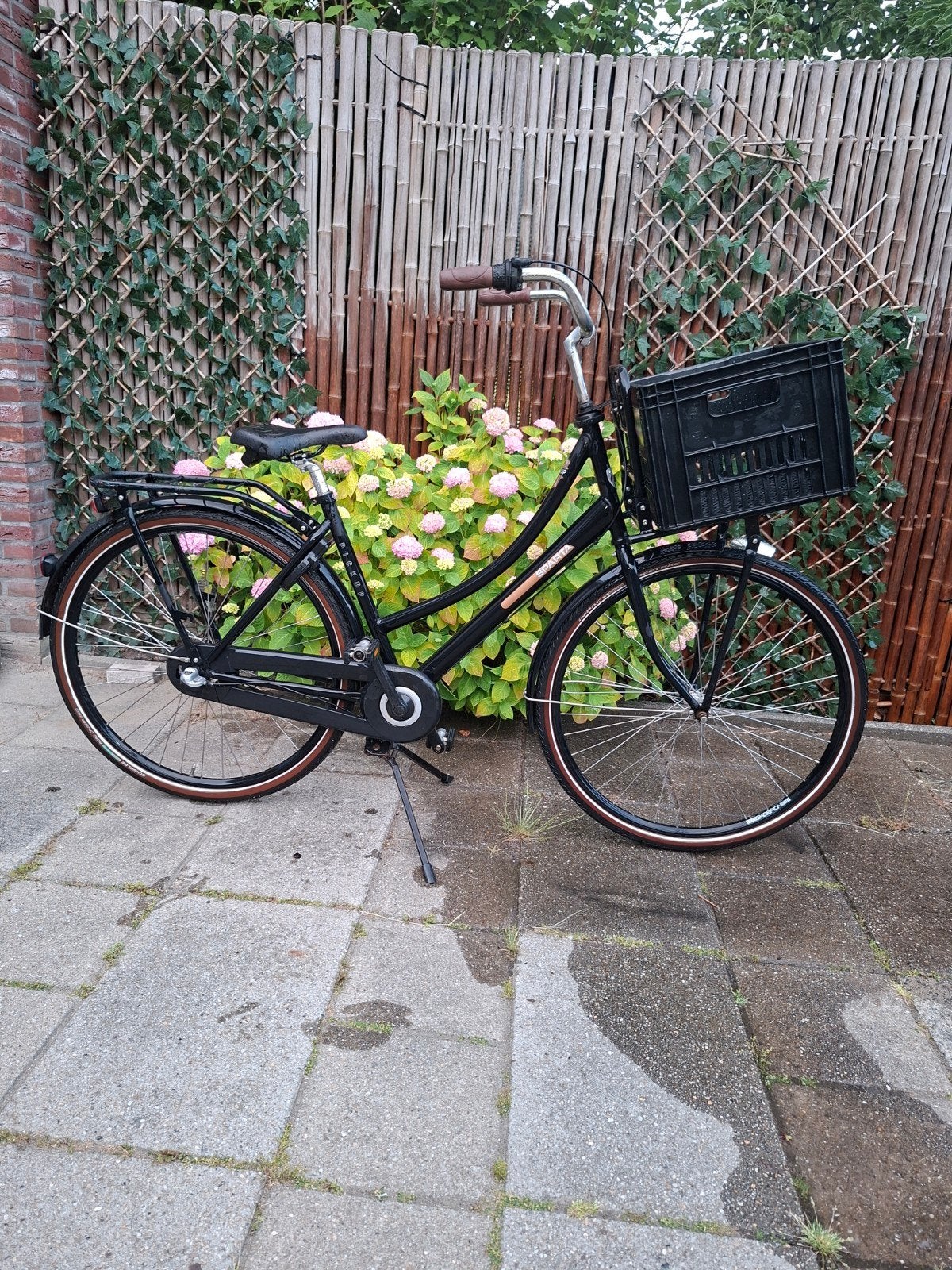 Sparta Pick Up zwarte oma dames fiets 3 versnellingen & slot, Ophalen, Zo goed als nieuw, Versnellingen
