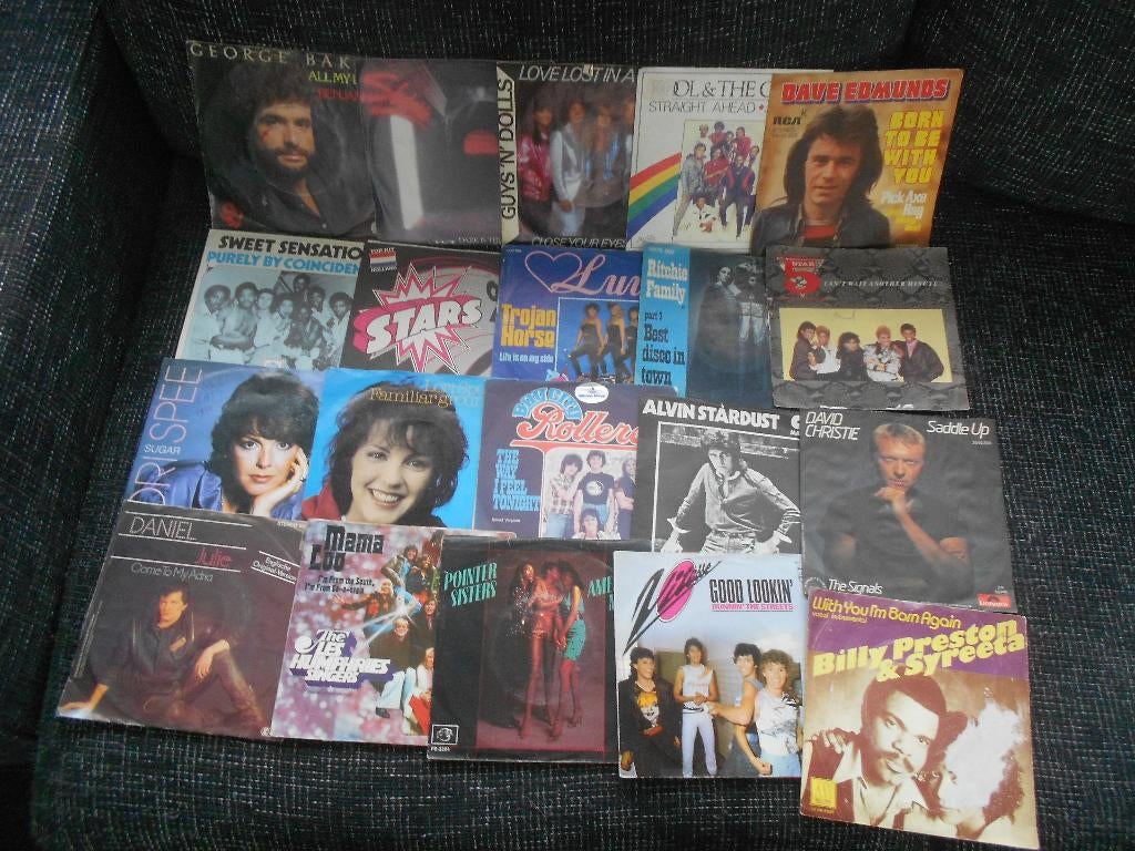 partij singles ( 325 ), Gebruikt, Fotohoes, 7 inch, Single