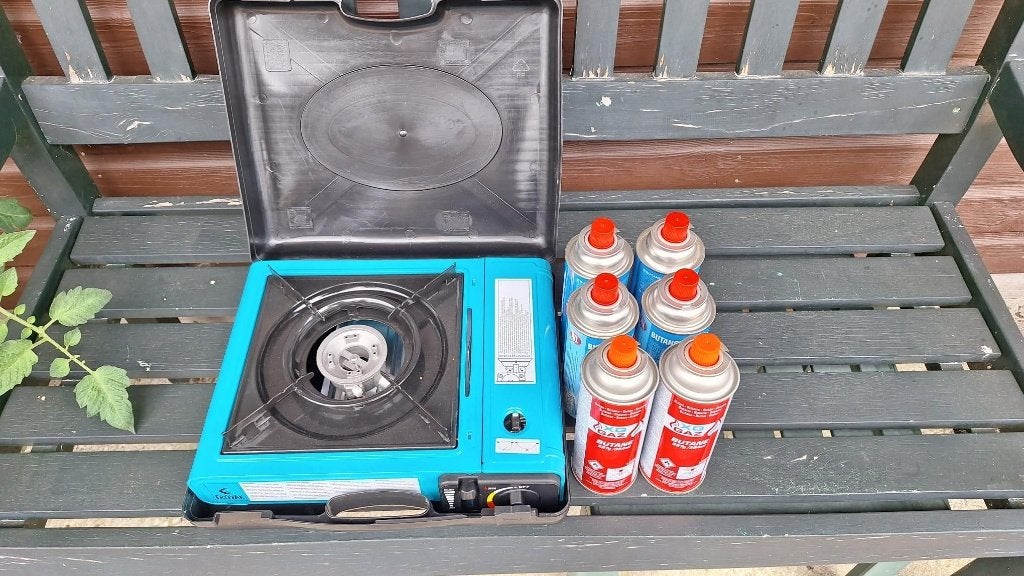 Camping gaskooktoestel, Ophalen, Zo goed als nieuw