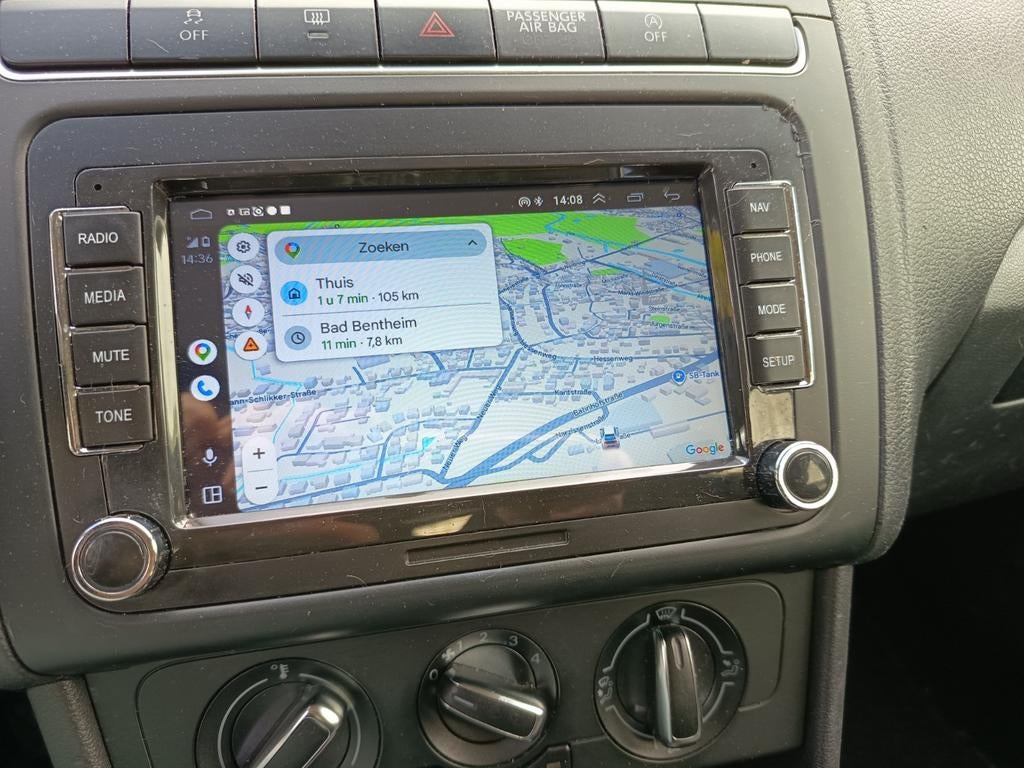 Android Auto Navigatiesysteem voor Volkswagen Polo, Auto diversen, Autonavigatie, Ophalen of Verzenden, Zo goed als nieuw