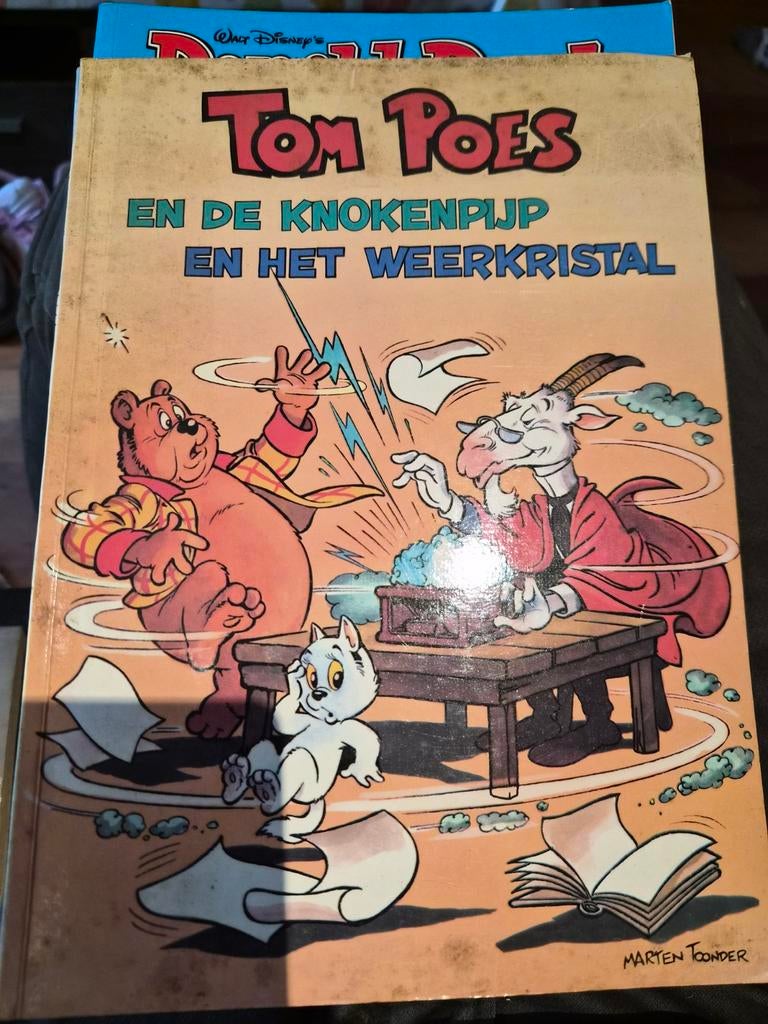 Tom Poes en de Knokenpijp en het Weerkristal, Eén stripboek, Ophalen of Verzenden, Gelezen, Marten Toonder