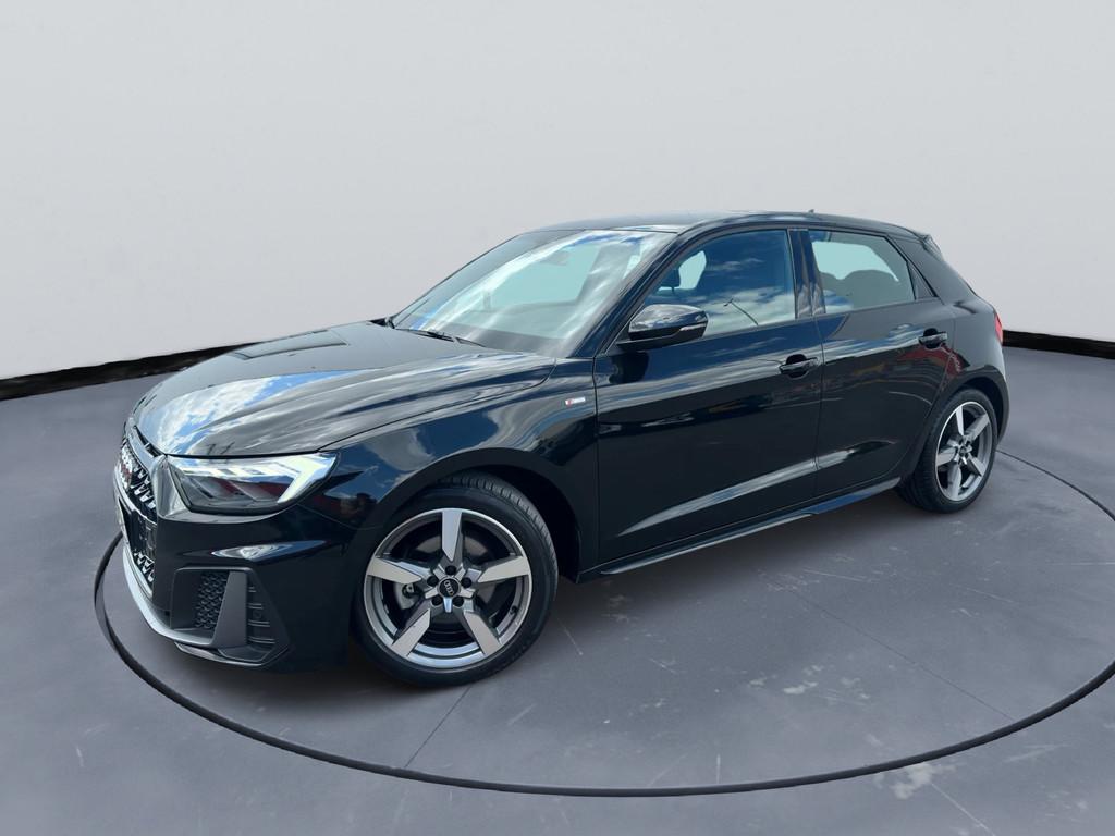 Audi A1 Sportback 30 TFSI Pro Line S Half leder drive select, Auto's, Audi, Zwart, Leder en Stof, Zwart, Bedrijf