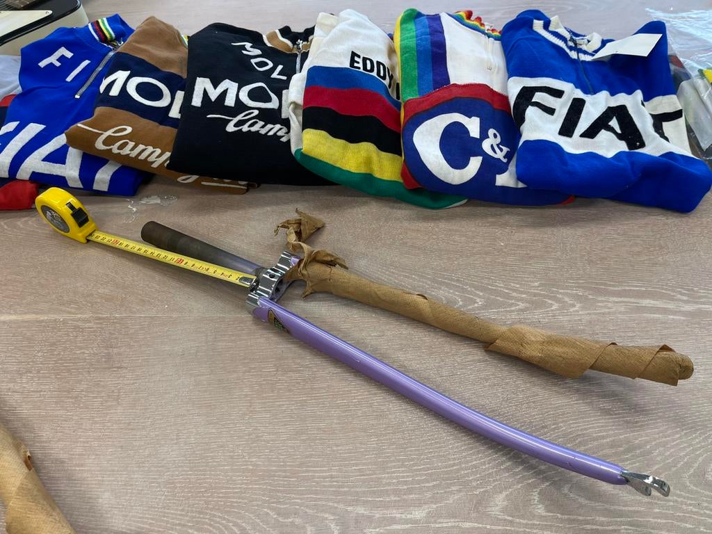 Eddy Merckx voorvork nos eroica, Ophalen