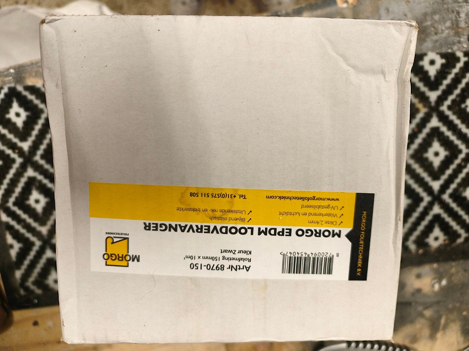Nieuw Morgo EPDM Loodvervanger 150mm x 10m, 2.4mm dik, Ophalen of Verzenden, Nieuw