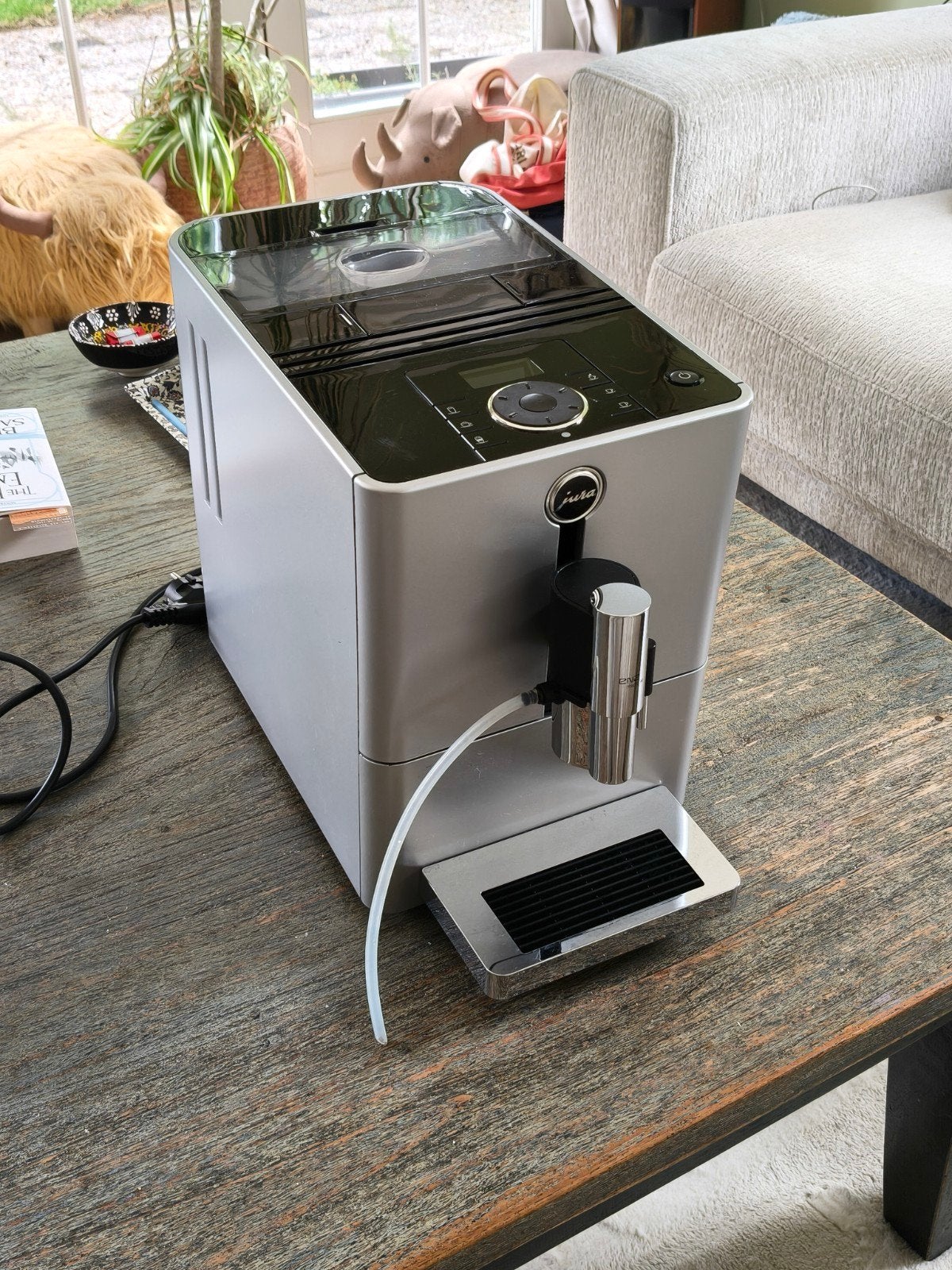 Jura ena micro 90 One Touch volautomaat koffiemachine, Ophalen of Verzenden, Combi, Koffiebonen