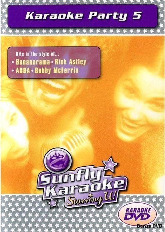 Sunfly Karaoke - Party 5 DVD, Alle leeftijden, Verzenden, Zo goed als nieuw, Karaoke