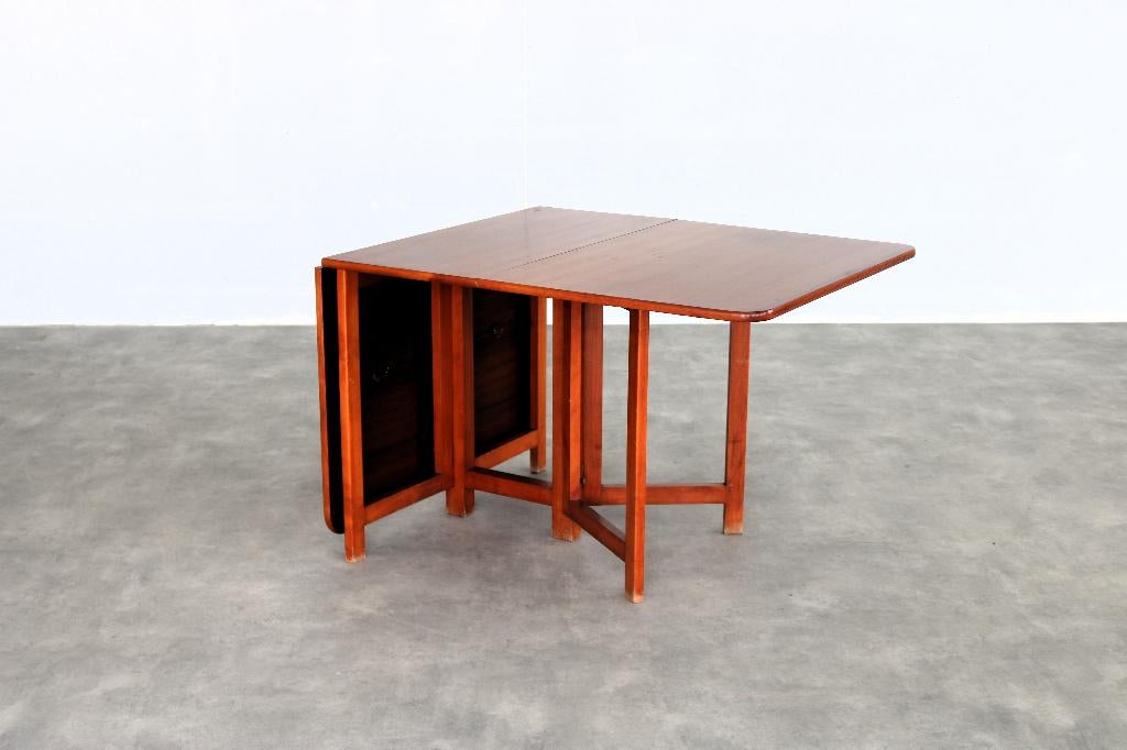 vintage eettafel | tafel | verlengbaar | jaren 60 | Zweeds, Gebruikt, ., ., Rechthoekig
