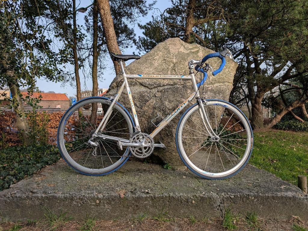 Fausto Coppi Campagnolo K3 maat 62 zeer goede staat, Fietsen en Brommers, 28 inch, Gebruikt, Aluminium, 61 tot 65 cm