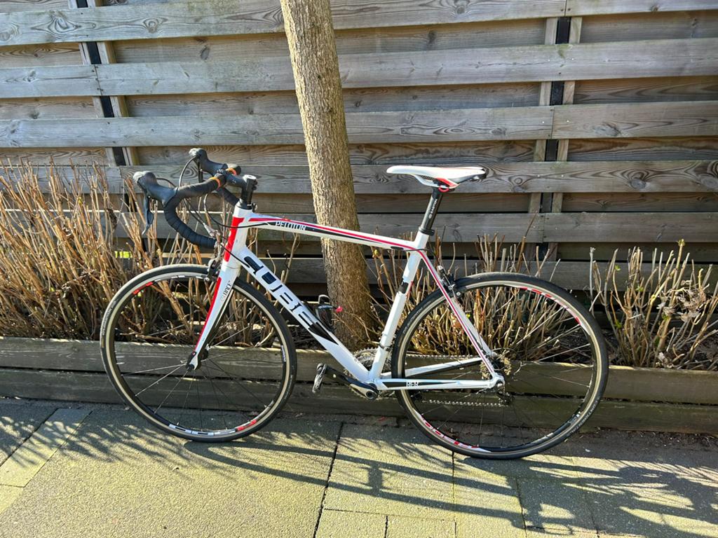 Racefiets framemaat 60 Shimano Sora aluminium/carbon, Fietsen en Brommers, Fietsen | Racefietsen, 28 inch, Gebruikt, Aluminium
