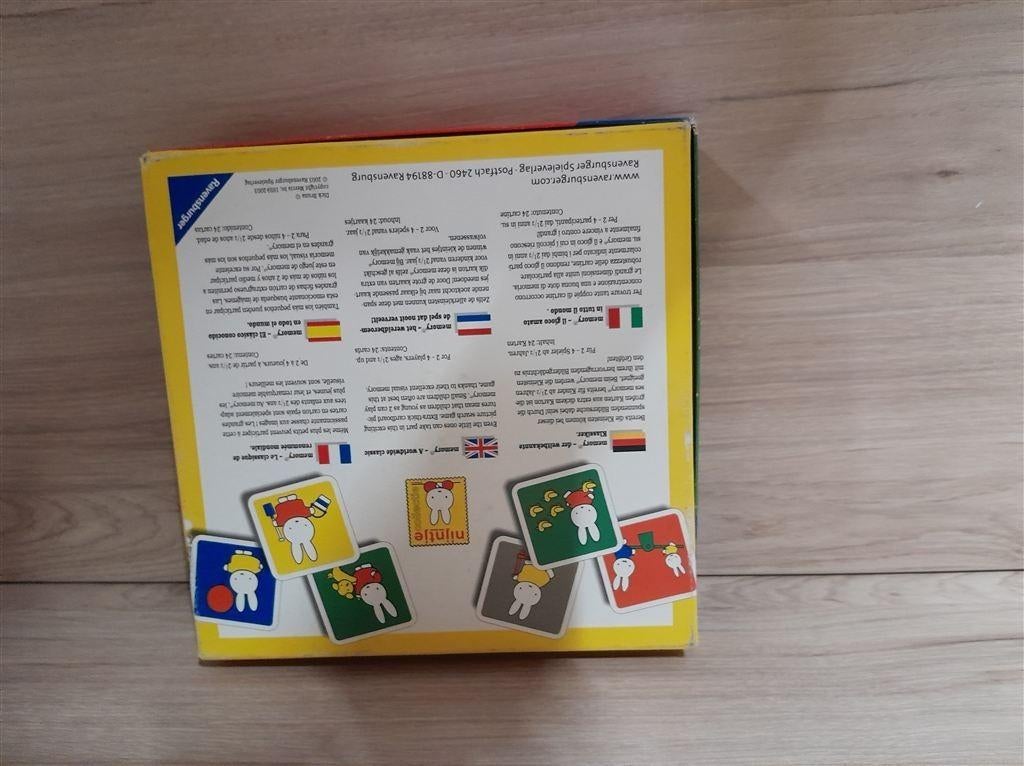 Nijntje memory - s3194, Hobby en Vrije tijd, Gezelschapsspellen | Bordspellen, Verzenden, Zo goed als nieuw