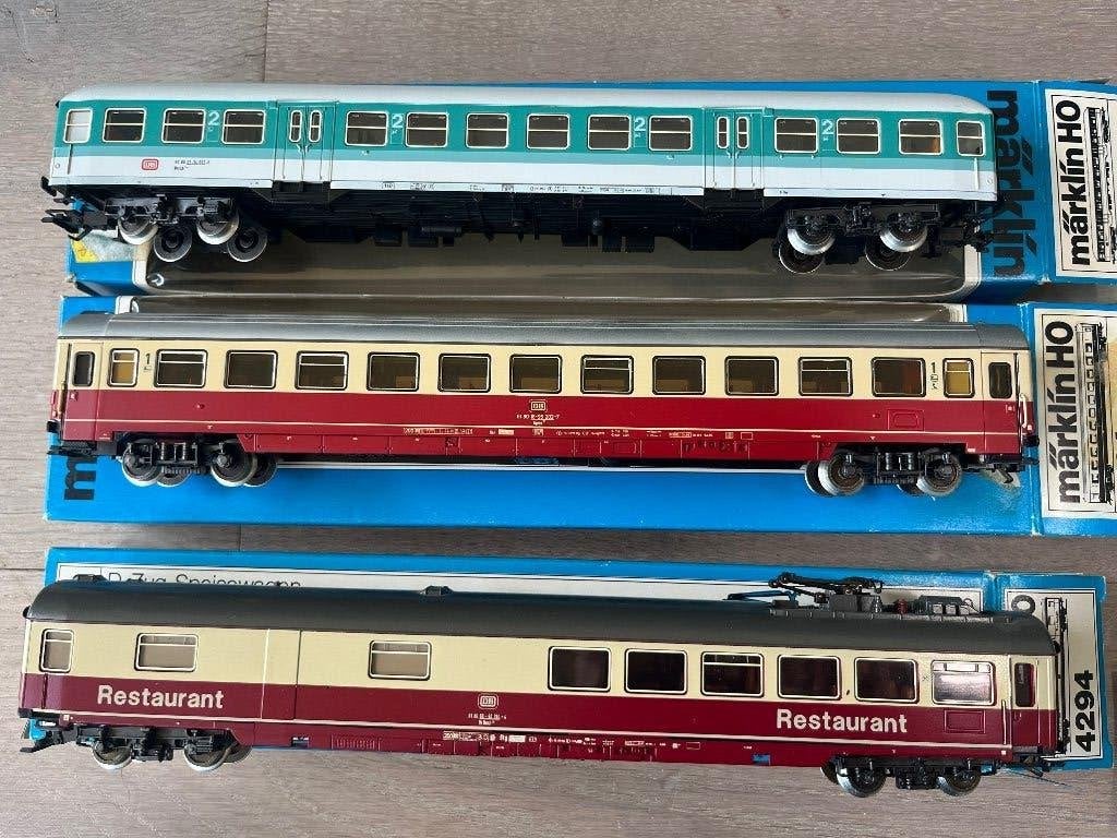 Marklin 4258, 4294, 4224 ho wagons nieuwstaat, Wisselstroom, Verzenden, Märklin, Nieuw
