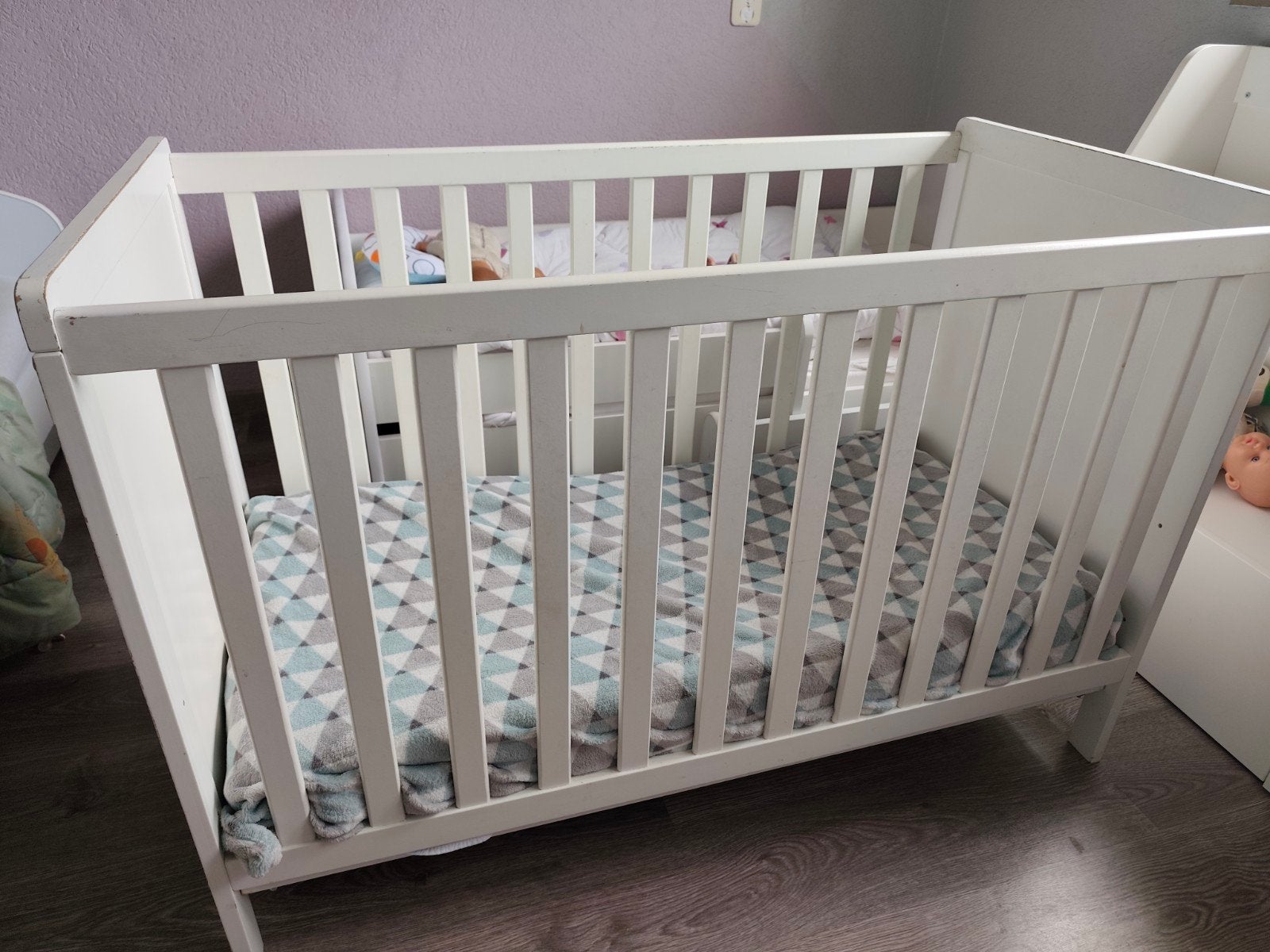 Gratis ledikantje, Kinderen en Baby's, Ophalen of Verzenden, Gebruikt, Ledikant