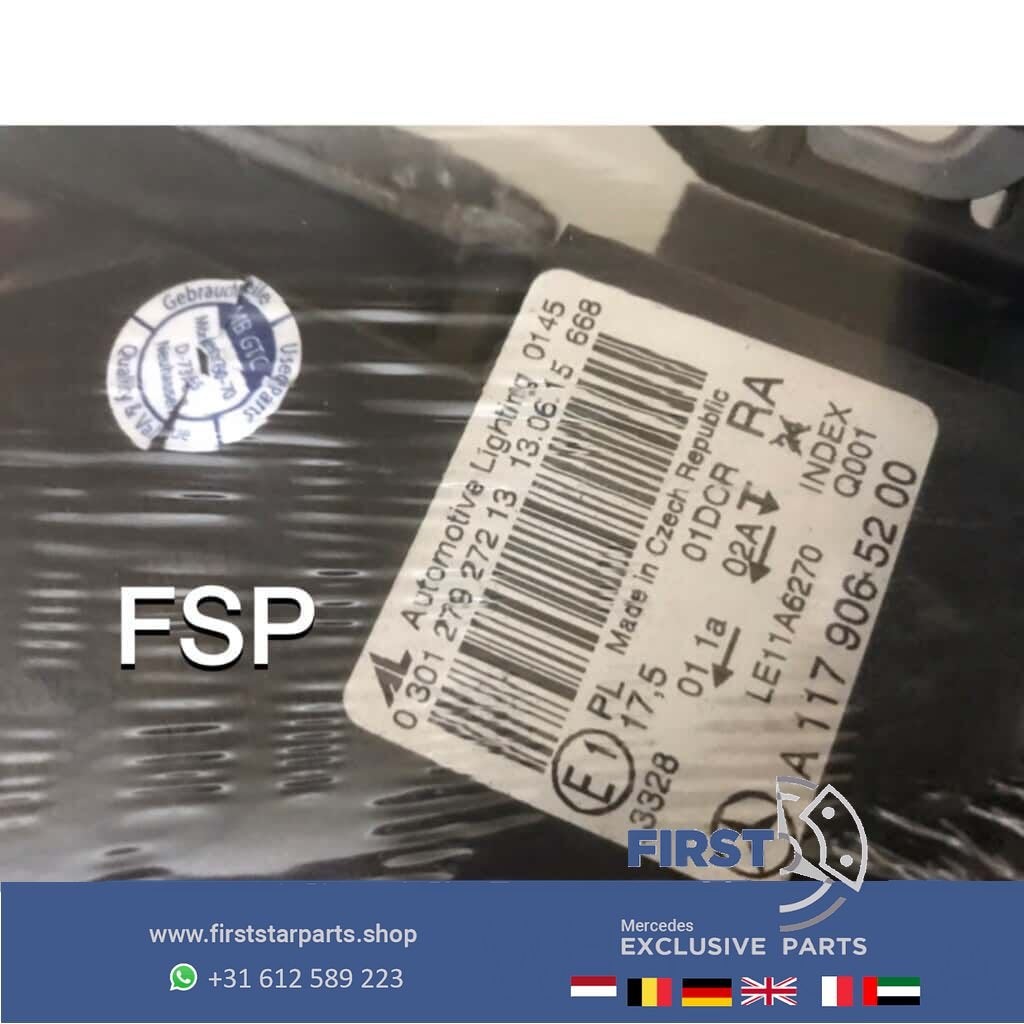 A1179065200 W117 CLA LED Bi Xenon KOPLAMP RECHTS Mercedes 20, Gebruikt, -, Ophalen of Verzenden, -