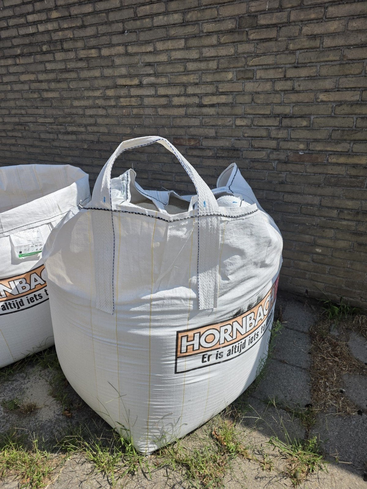 Big Bag 1500 kg - Hornbach, Ophalen