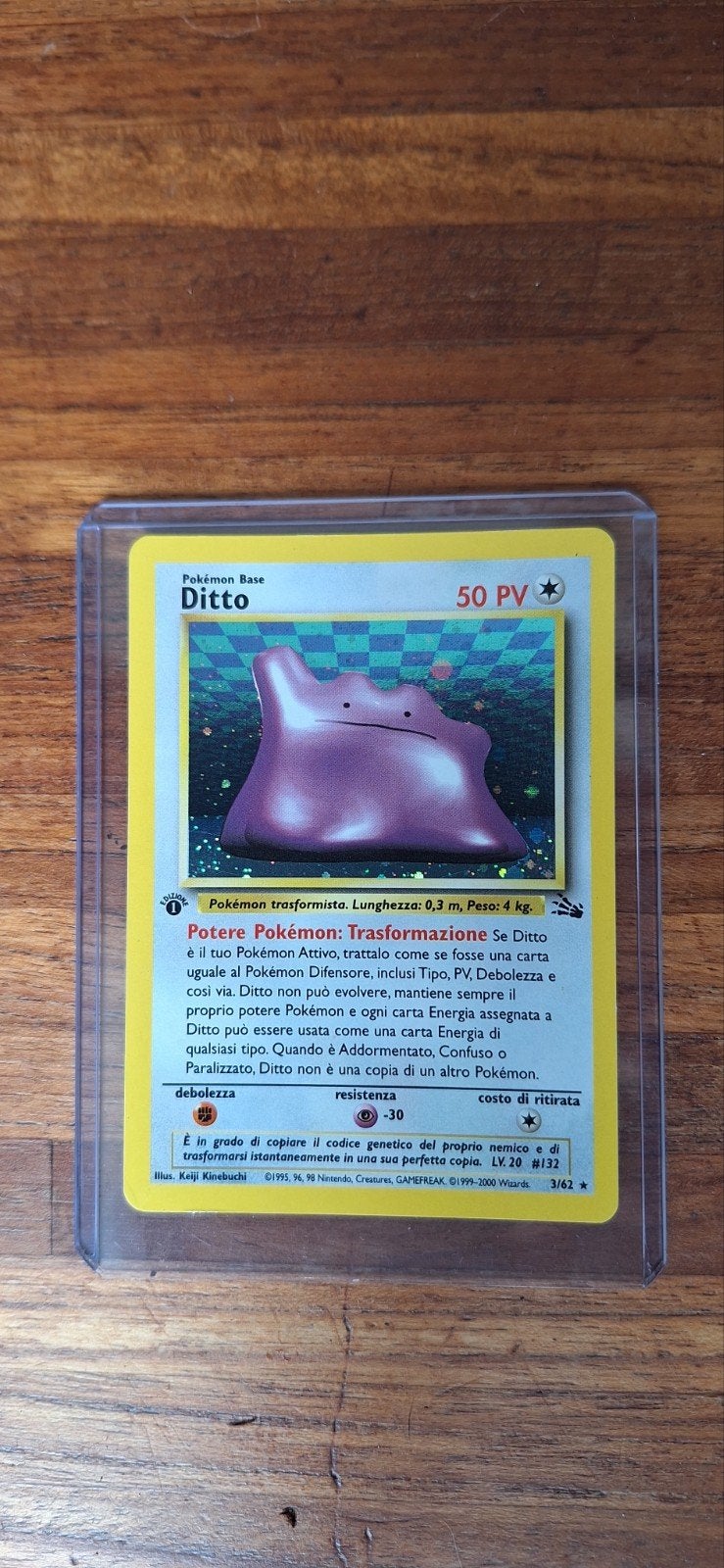 Ditto holo1st editie Italiaans, Ophalen of Verzenden, Gebruikt, Losse kaart